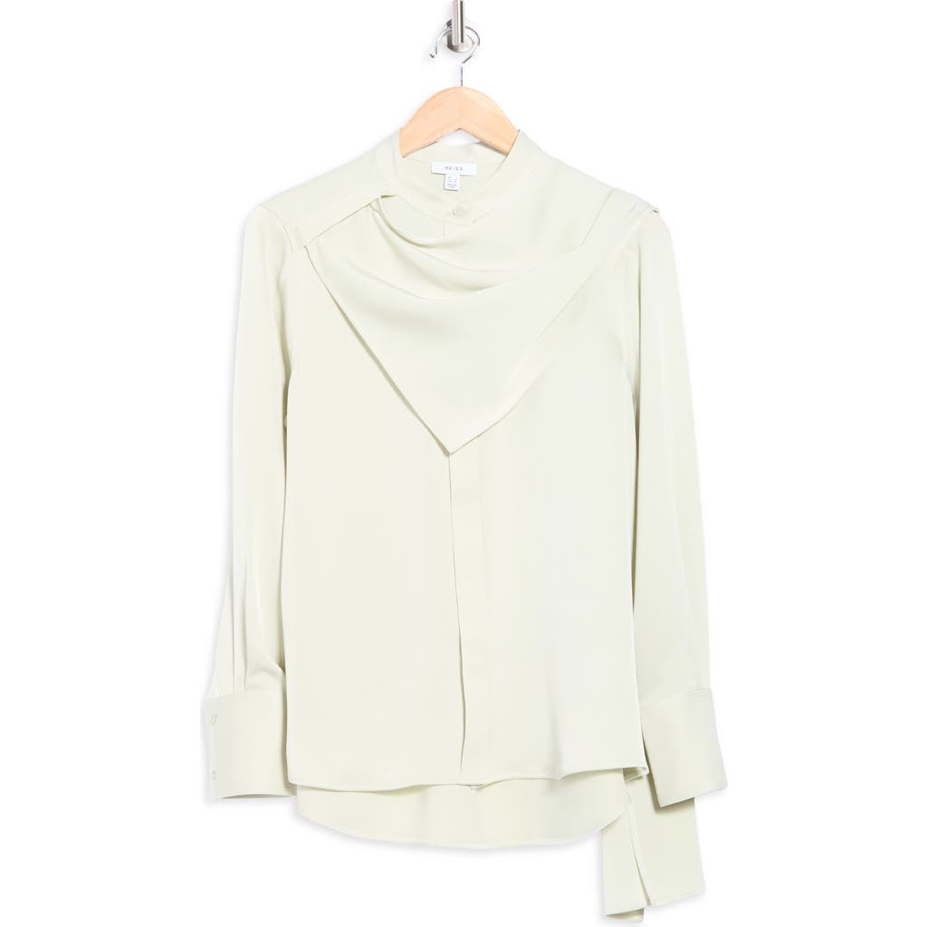 Reiss Emilia Convertible Scarf Top In Green