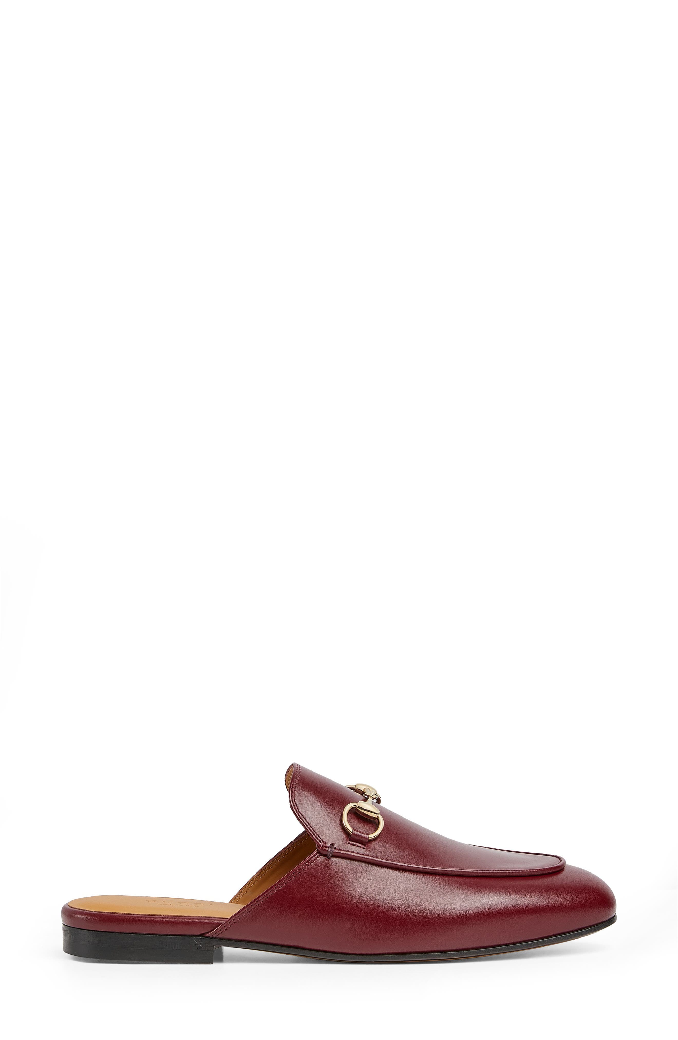 Gucci Princetown Horsebit Leather Mule, Alternate, color, Lacquer