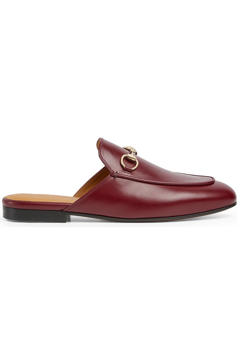 Gucci Princetown Horsebit Leather Mule, Alternate, color, Lacquer
