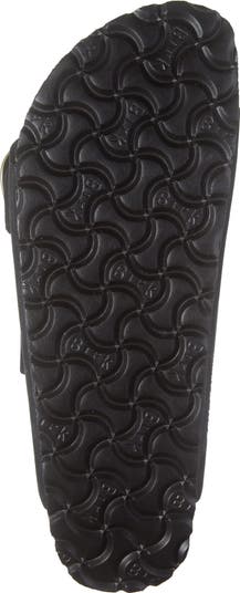 Arizona Hammered Big Buckle Slide Sandal