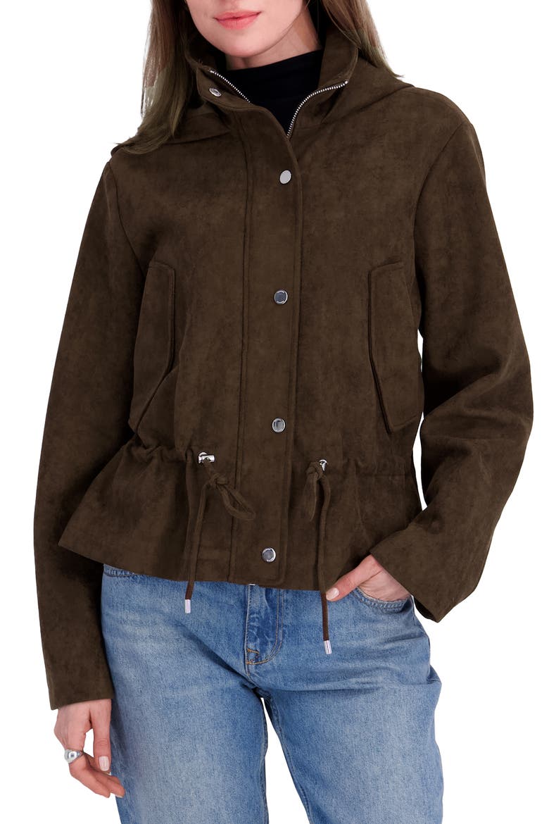 Ruby Faux Suede Jacket, Main, color, CHO