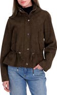 Tahari Ruby Faux Suede Jacket