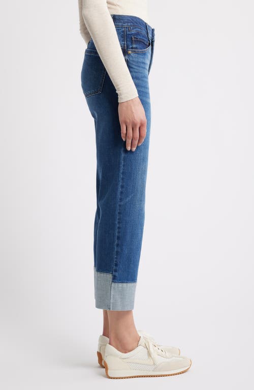 Wit & Wisdom Round Up High Waist Ankle Boyfriend Jeans In Brown