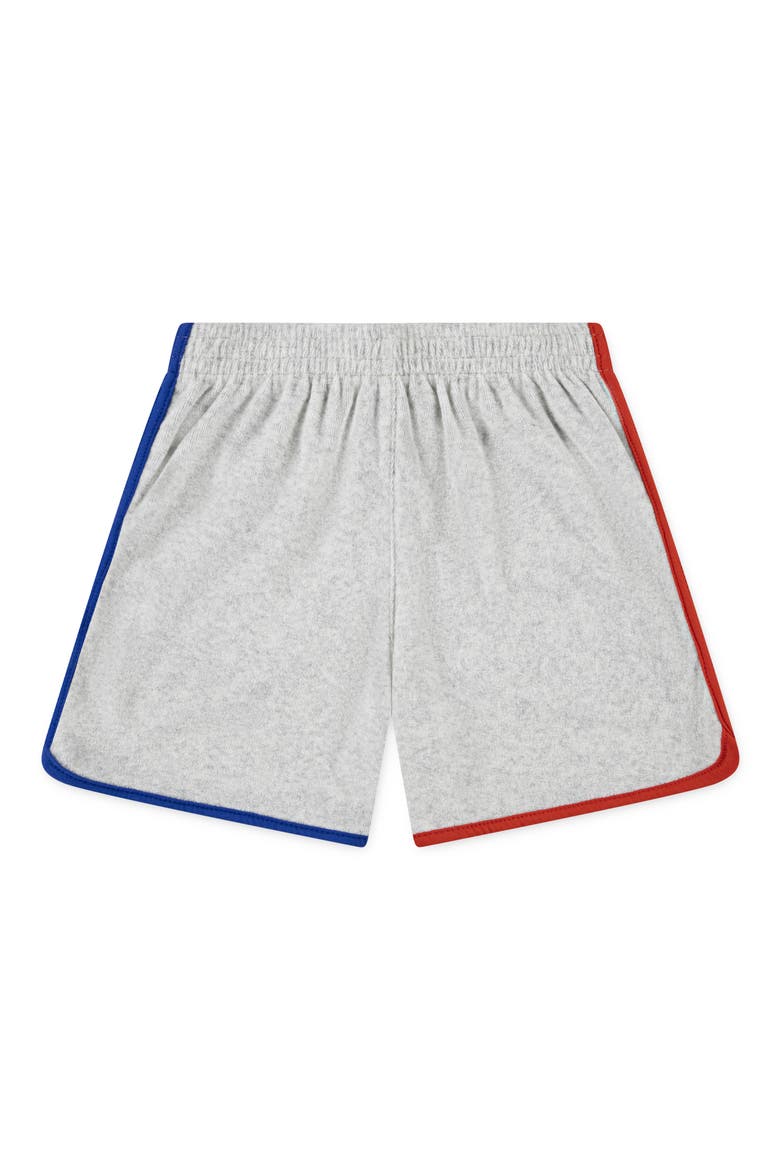 Kids' Terry Activewear Shorts, Alternate, color, BIRCH HEATHER