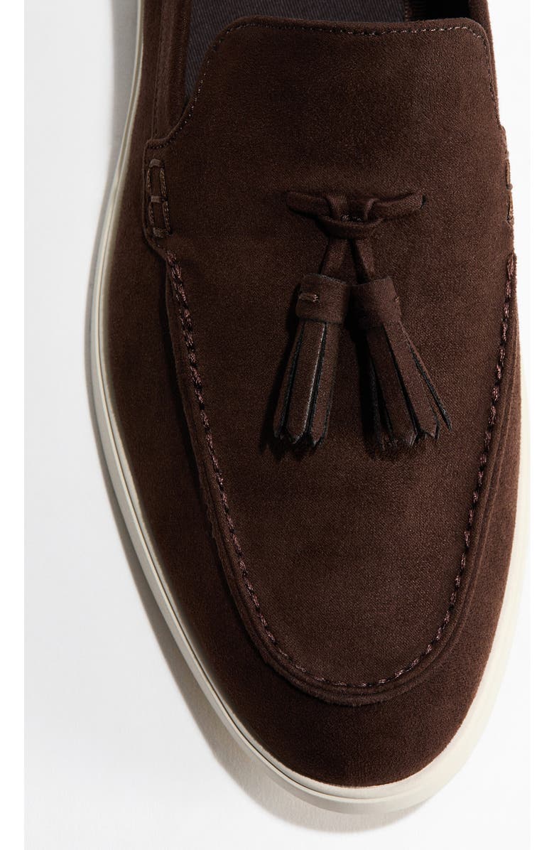 H&M Tasseled Loafers, Alternate, color, Dark Brown