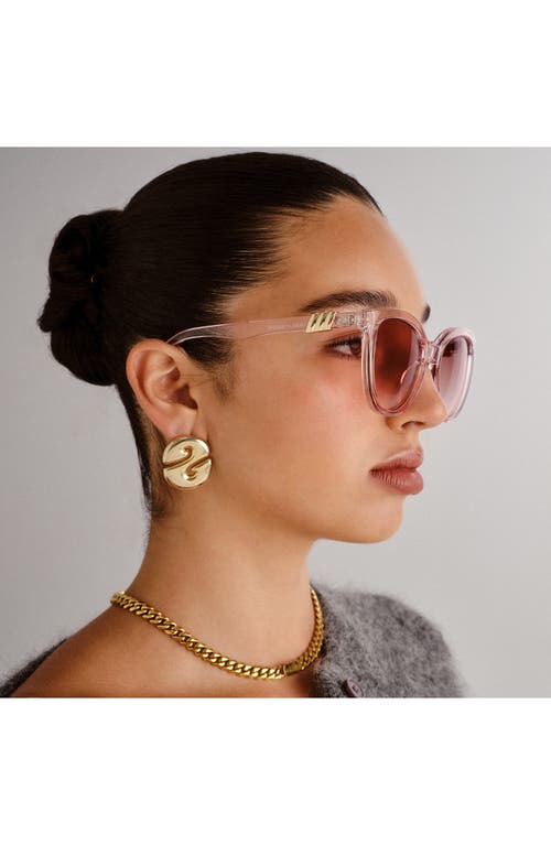 Le Specs The Muse In Blush/smokey Pink Grad