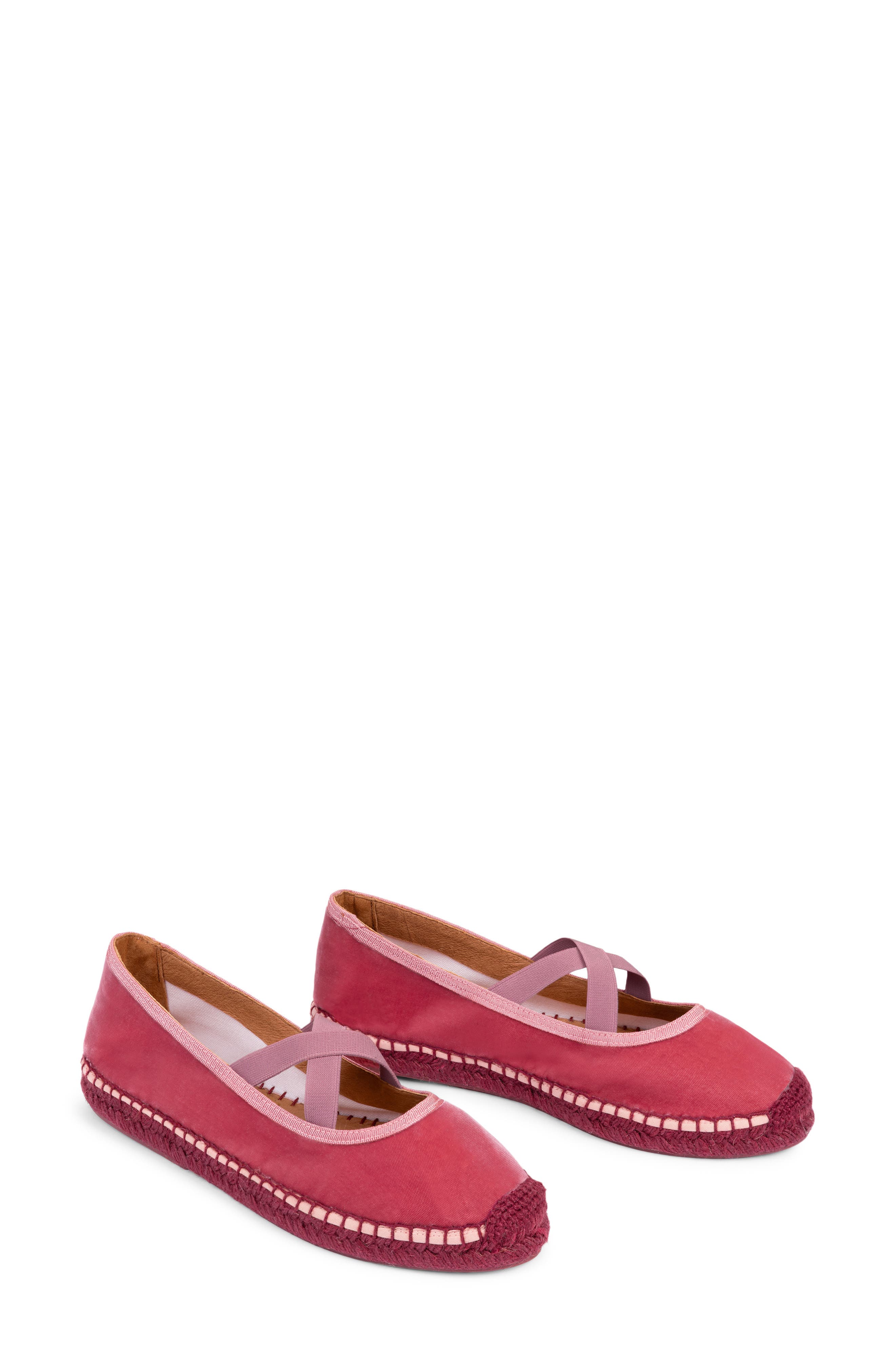 Penelope Chilvers Chico Mary Jane Espadrille Flat, Alternate, color, Rose