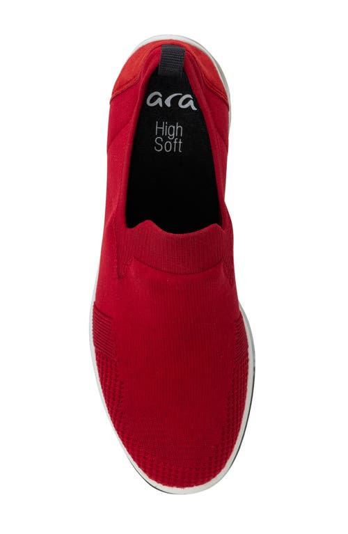 Ara Leena Sneaker In Red