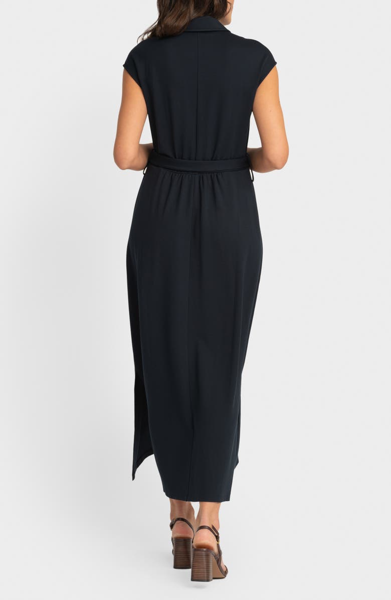 Seraphine Utility Jersey Maternity/Nursing Midi Shirtdress, Alternate, color, 