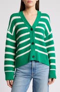 Rails Geneva Stripe Cotton Cardigan