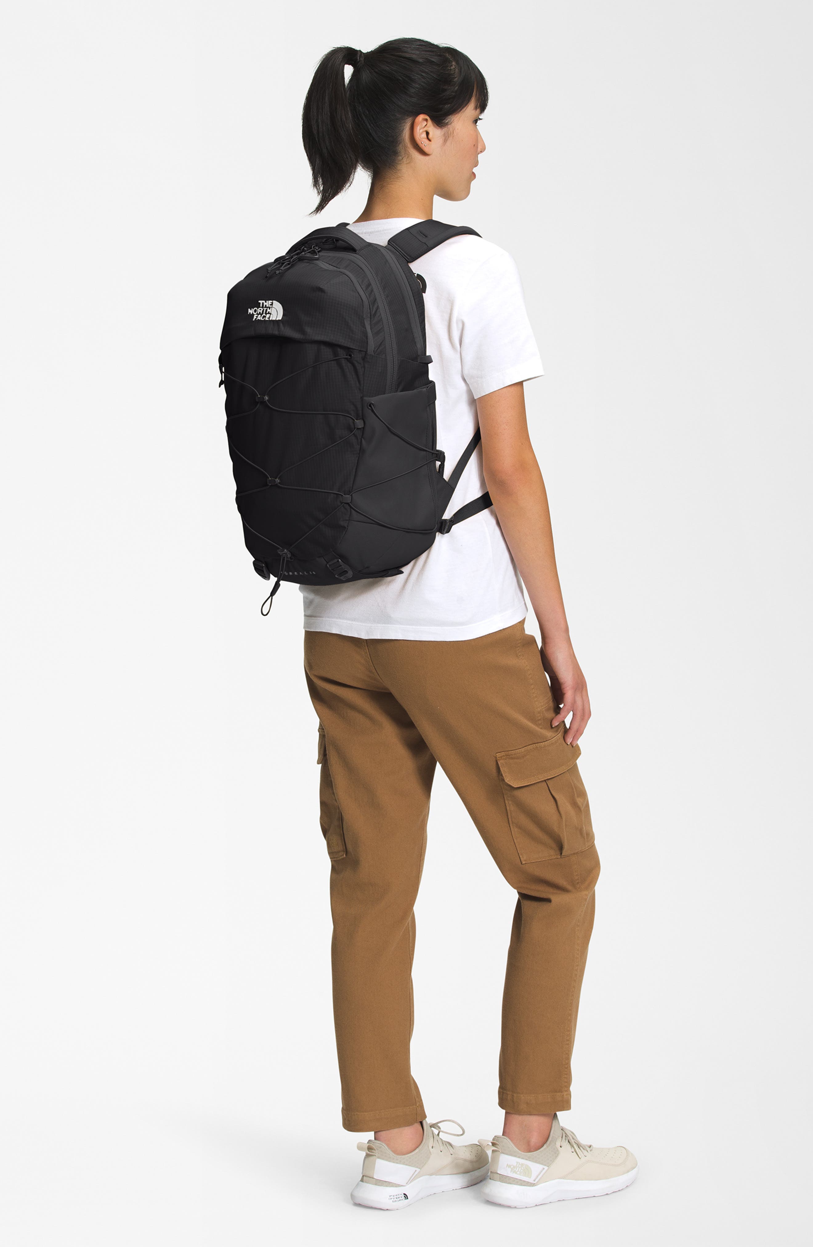 Borealis Water Repellent Backpack, Alternate, color, TNF BLACK/ TNF WHITE-NPF