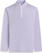 Bugatchi Mélange Quarter Zip Pullover
