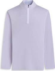 Bugatchi Mélange Quarter Zip Pullover