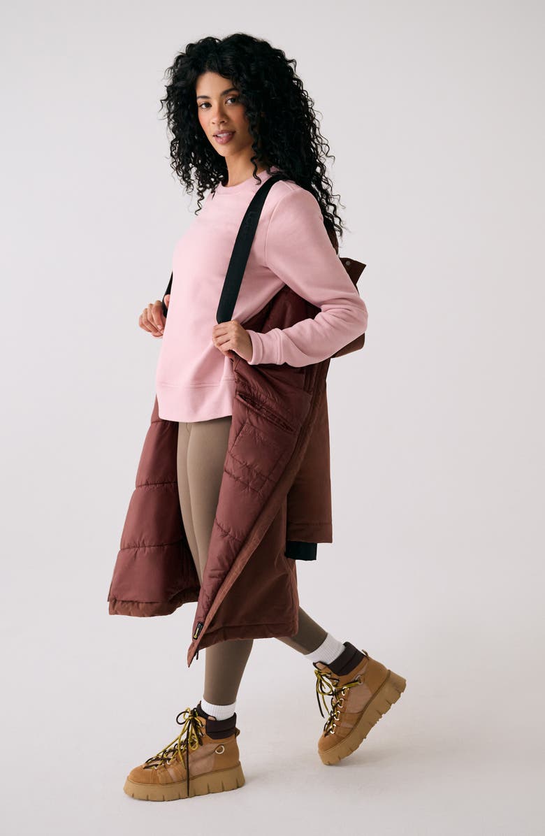 Lole Bristol Water Repellent Insulated Coat, Alternate, color, Sienna