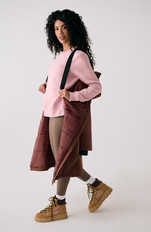 Lole Bristol Water Repellent Insulated Coat In Brown