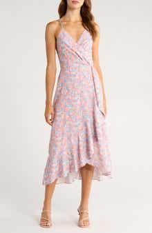 Chelsea28 Faux Wrap Midi Dress