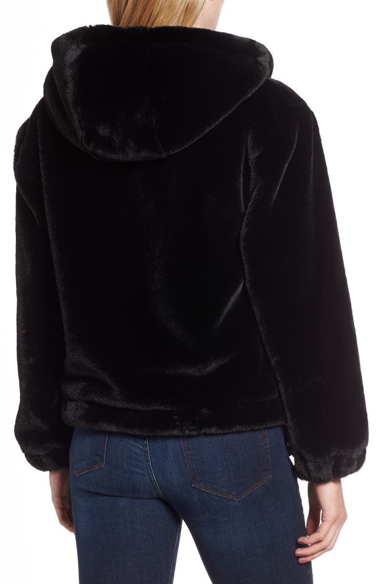 Marc New York Faux Fur Bomber Jacket, Alternate, color,
