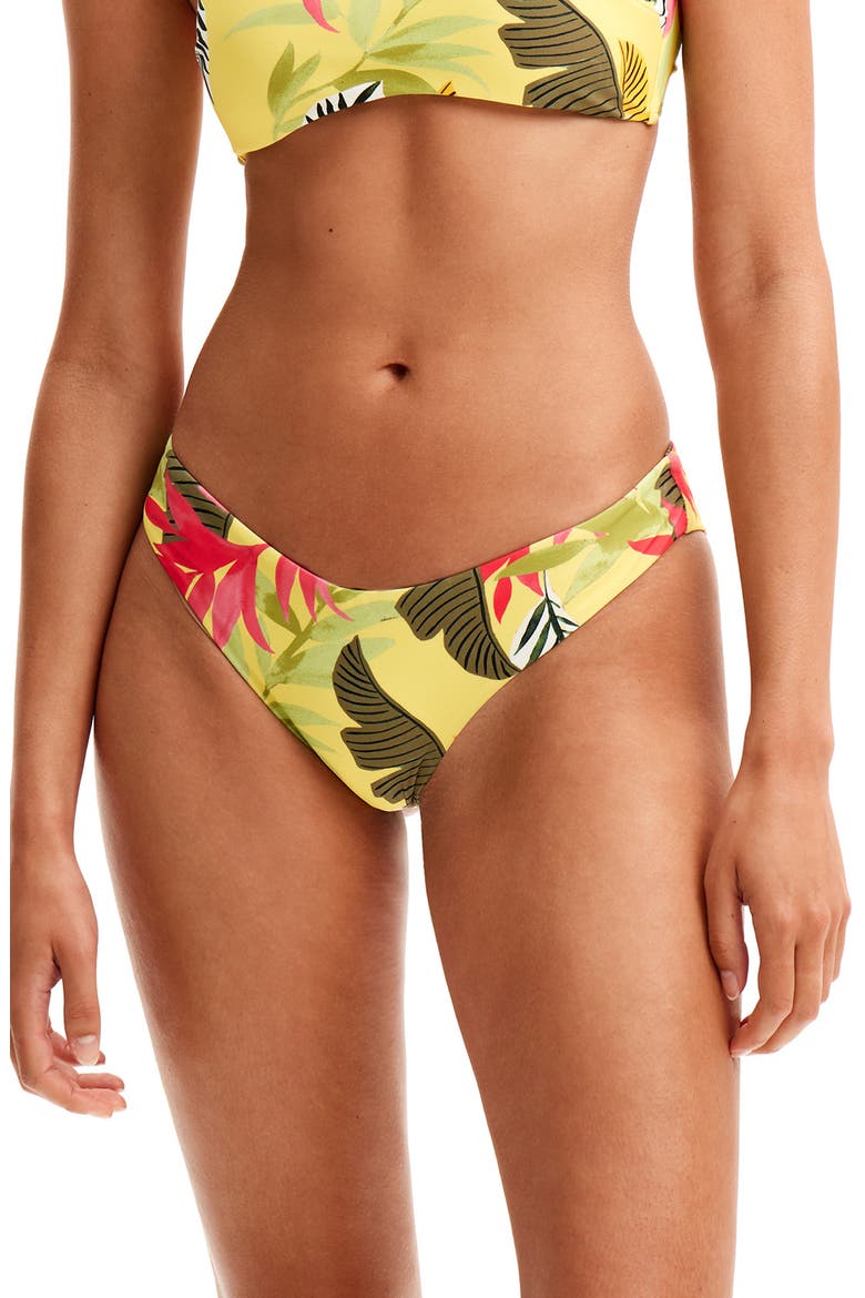 Palms Bikini Bottoms, Main, color, YELLOW