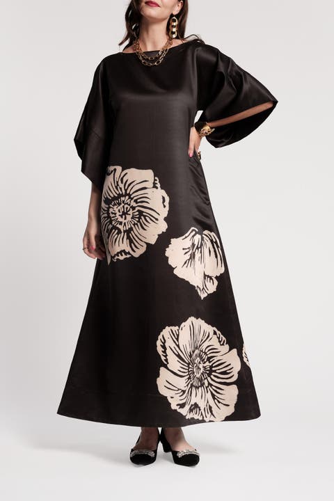 Spinnaker Maxi Dress Carefree Chrysanthemum