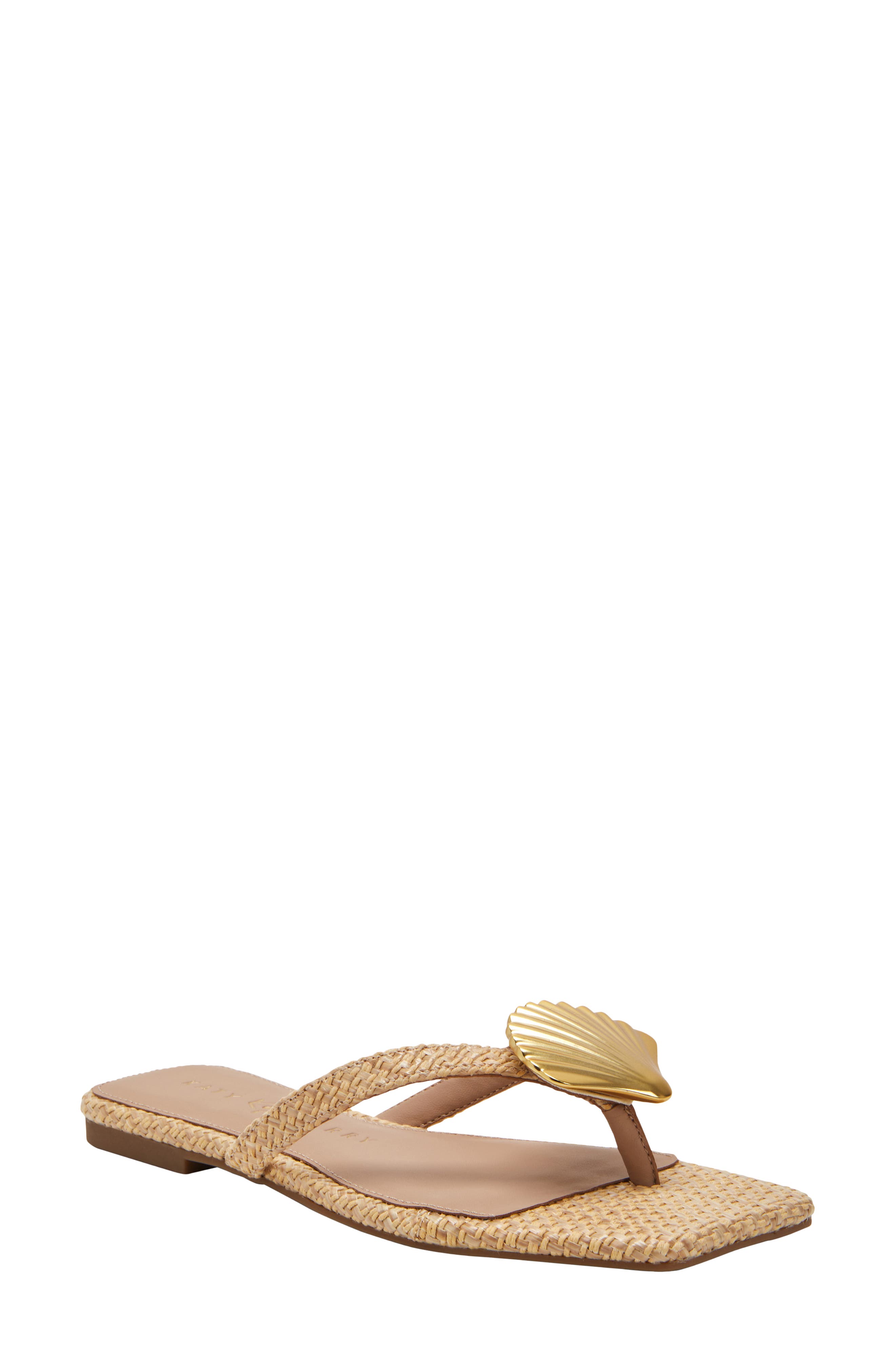 The Camie Shell Flip Flop, Main, color, NATURAL