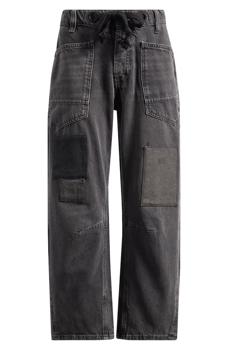 Free People Moxie Low Rise Straight Leg Jeans, Alternate, color, Nighthawk