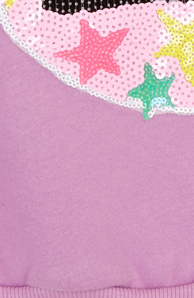 Lola + The Boys Starstruck Sequin Sweatshirt, Alternate, color, 
