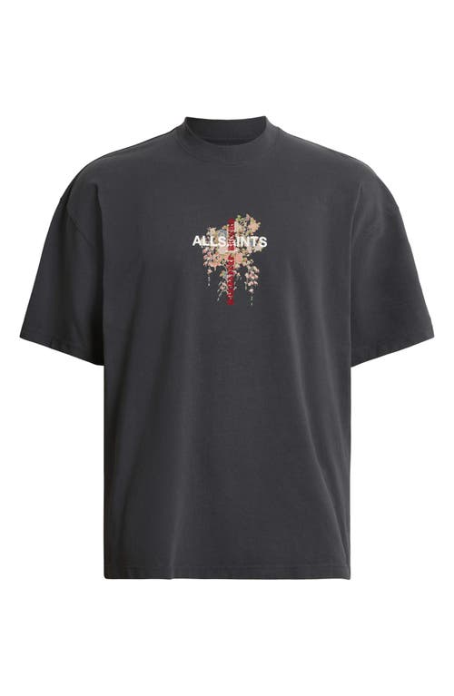 ALLSAINTS ALLSAINTS ETERNAL EMBROIDERED COTTON GRAPHIC T-SHIRT