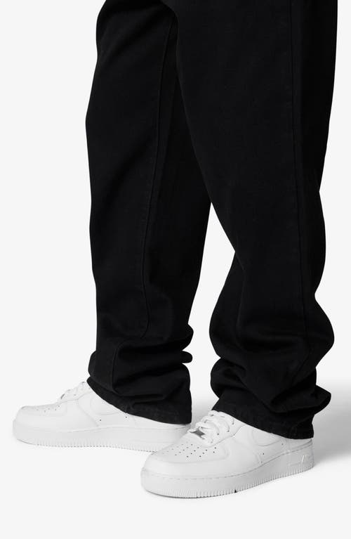 Mnml Raw Baggy Jeans In Black
