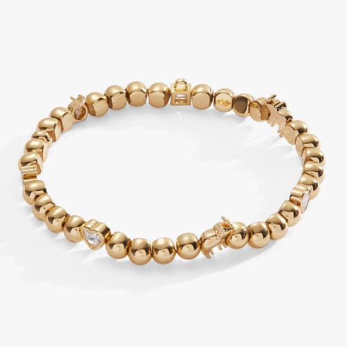 Alex And Ani Love Luck Stretch Bracelet In Gold