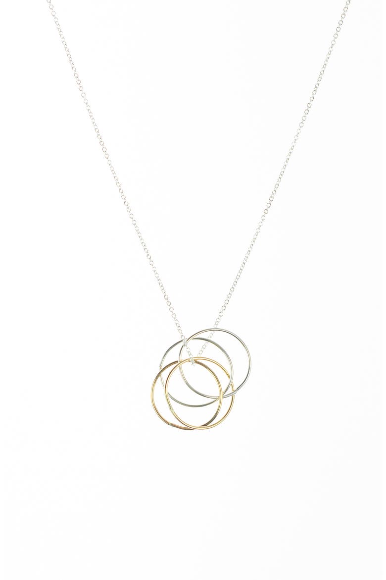 Wellness Pendant Necklace, Main, color, MIXED METALS