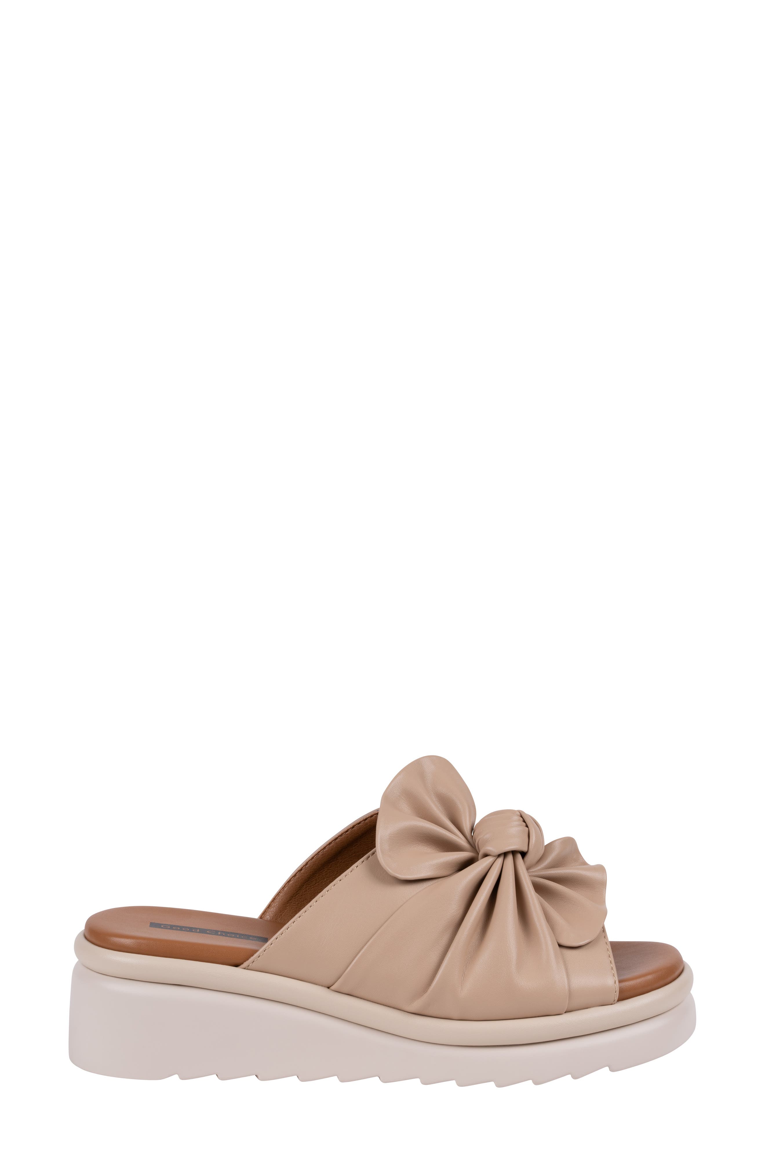 Harlow Platform Wedge Slide Sandal, Alternate, color, BEIGE