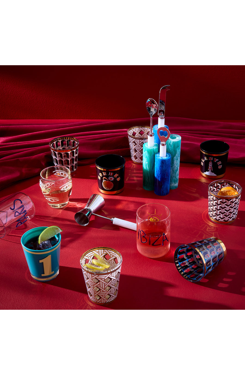 Jonathan Adler Basketweave Glassware Set, Alternate, color, 