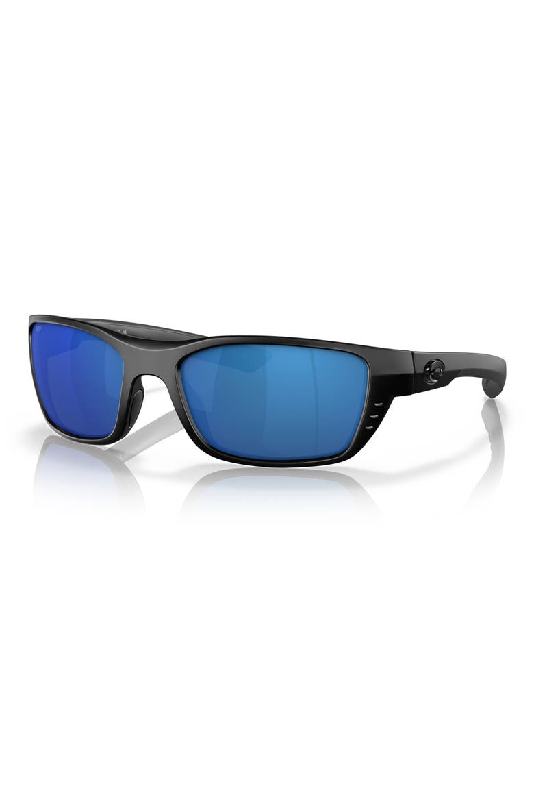 58mm Polarized Sunglasses, Alternate, color, BLACK GREY
