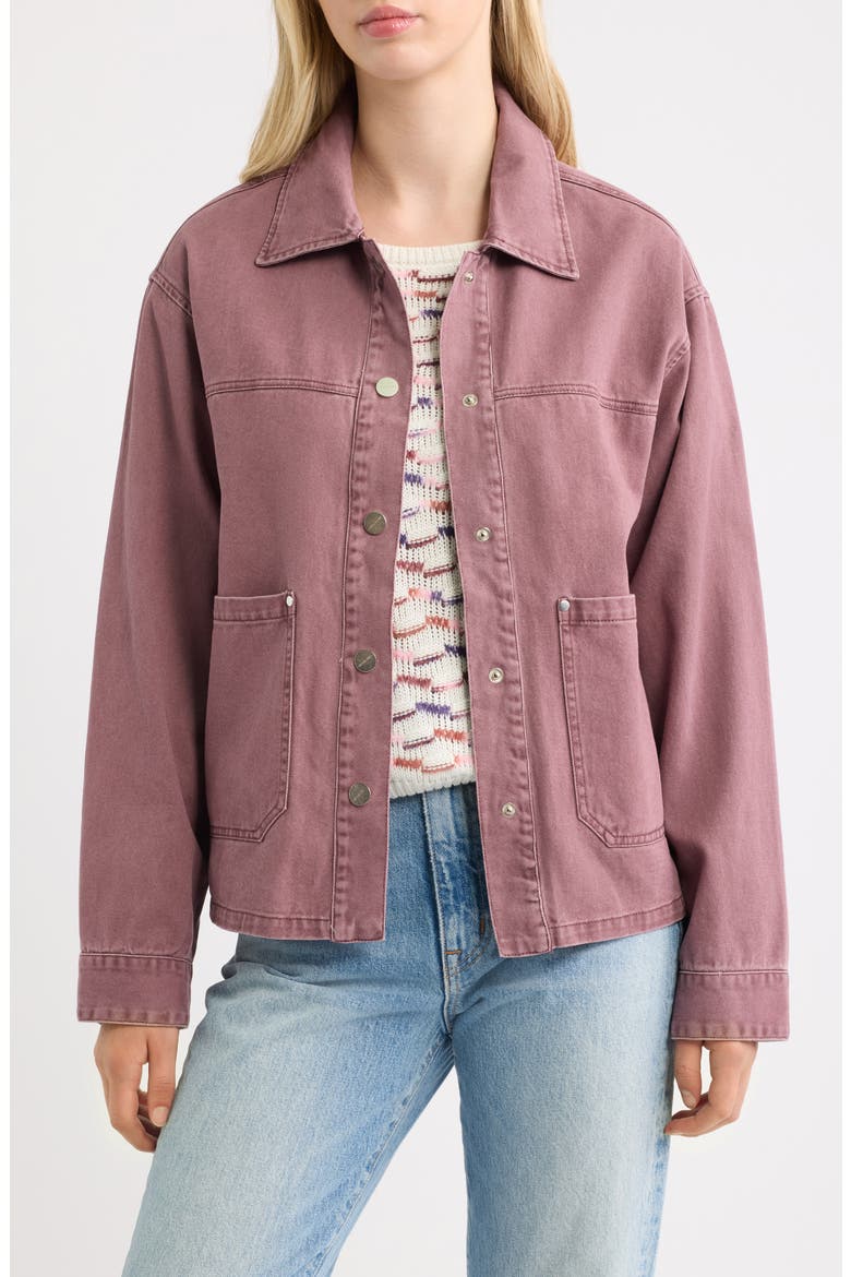 Refreshed Barn Jacket, Main, color, ROSE
