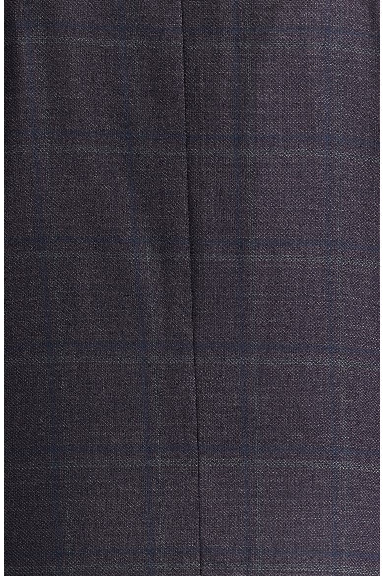 Midland Plaid Wool Sport Coat, Alternate, color, WINE