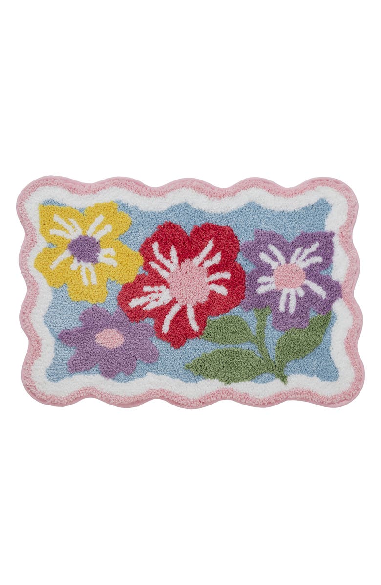 VCNY HOME Scalloped Edge Tufted Bath Mat, Main, color,