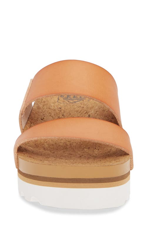 Reef Cushion Vista Hi Slide Sandal In Chocolate Wicker