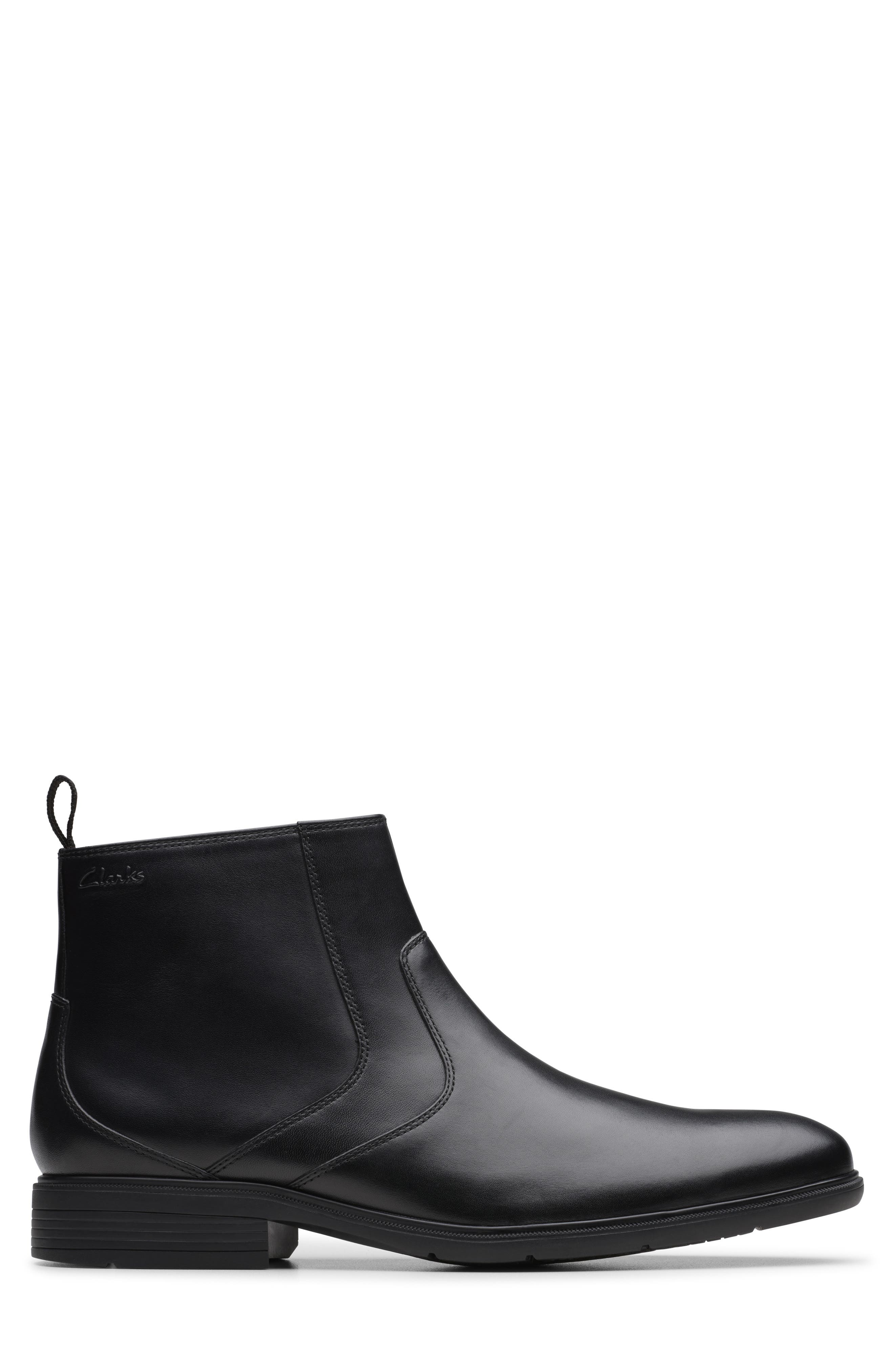 Clarks<sup>®</sup> Steadwell Dress Boot, Alternate, color, Black
