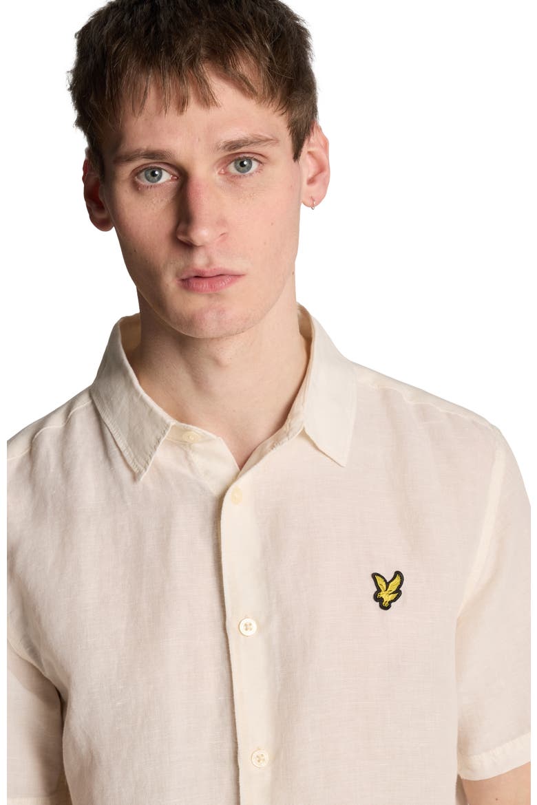 Hemp Short Sleeve Shirt, Alternate, color, Natural