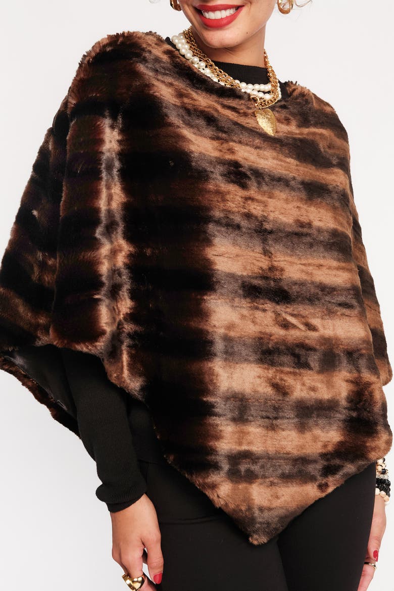 The Envoy Poncho, Alternate, color, Brown