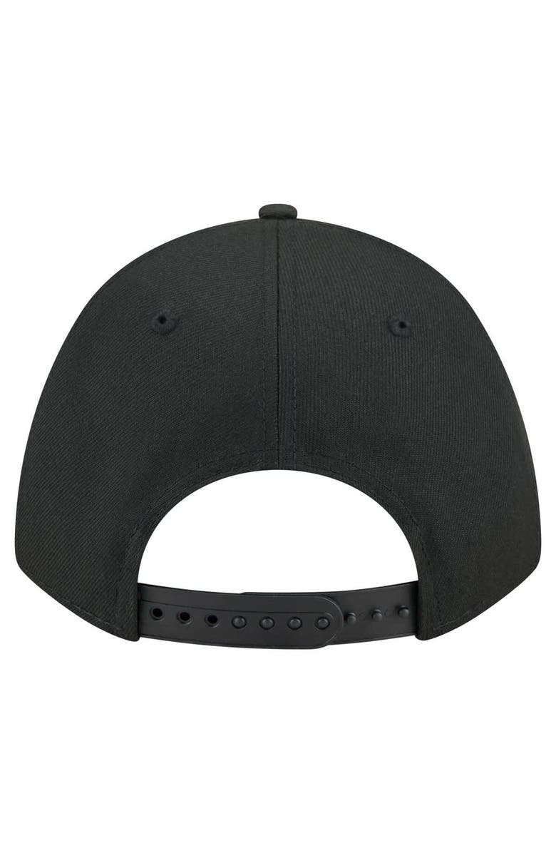 New Era Men's New Era  Black Detroit Lions Team Collection 9FORTY M-Crown A-Frame Adjustable Hat, Alternate, color, 