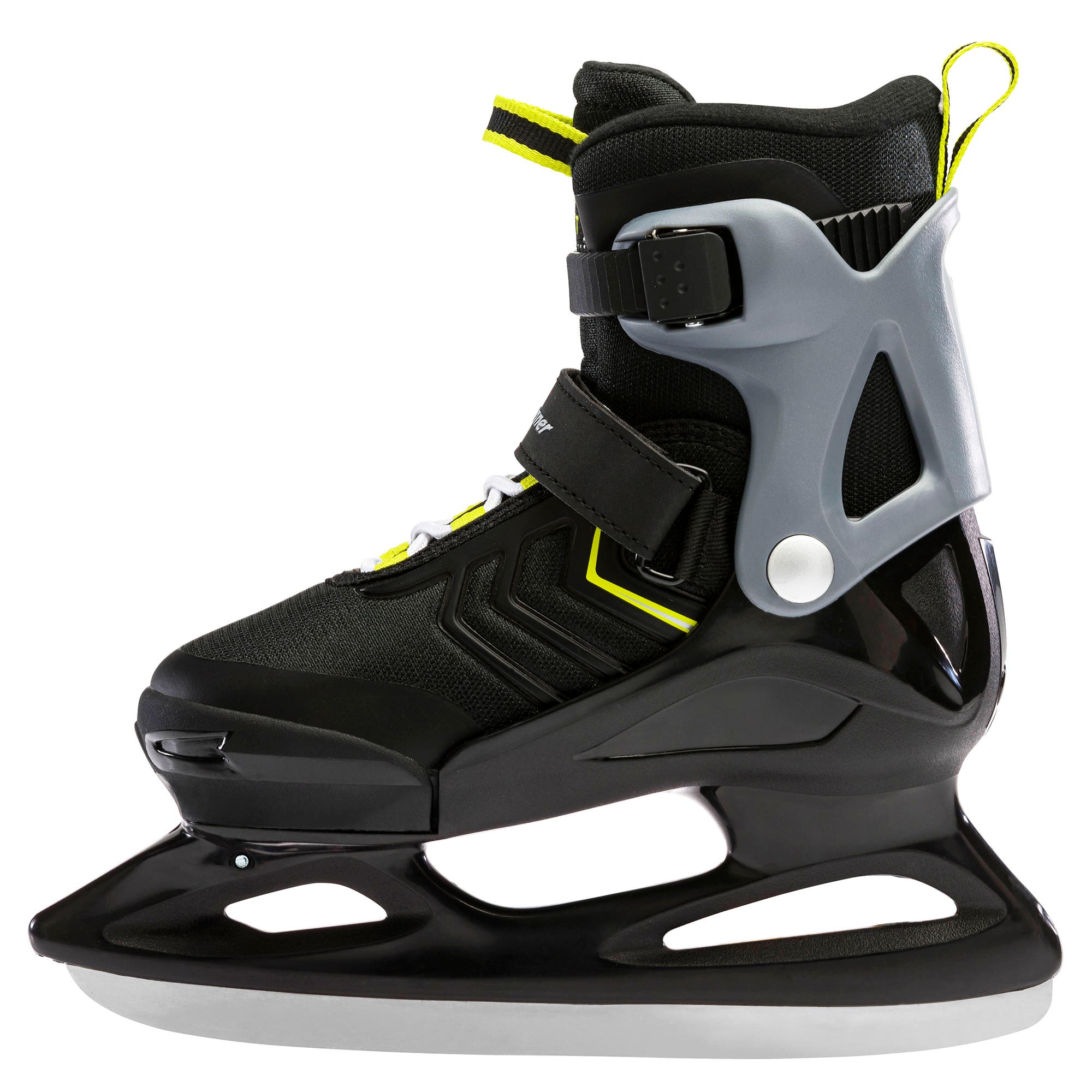 by Bladerunner Micro XT Boys Adjustable Ice Skates, Alternate, color, Black/Lime