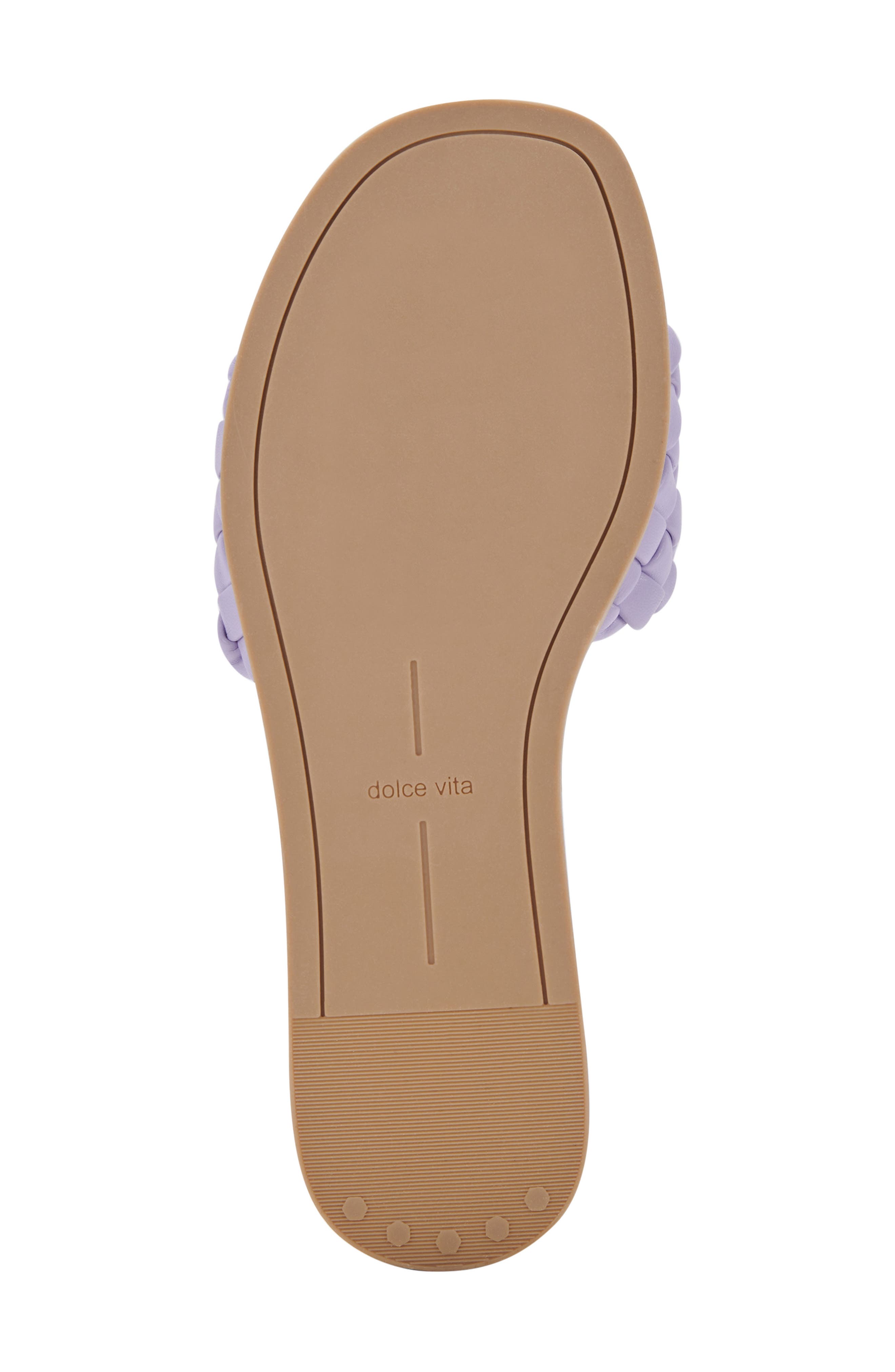Grazie Braided Slide Sandal, Alternate, color, LILAC STELLA