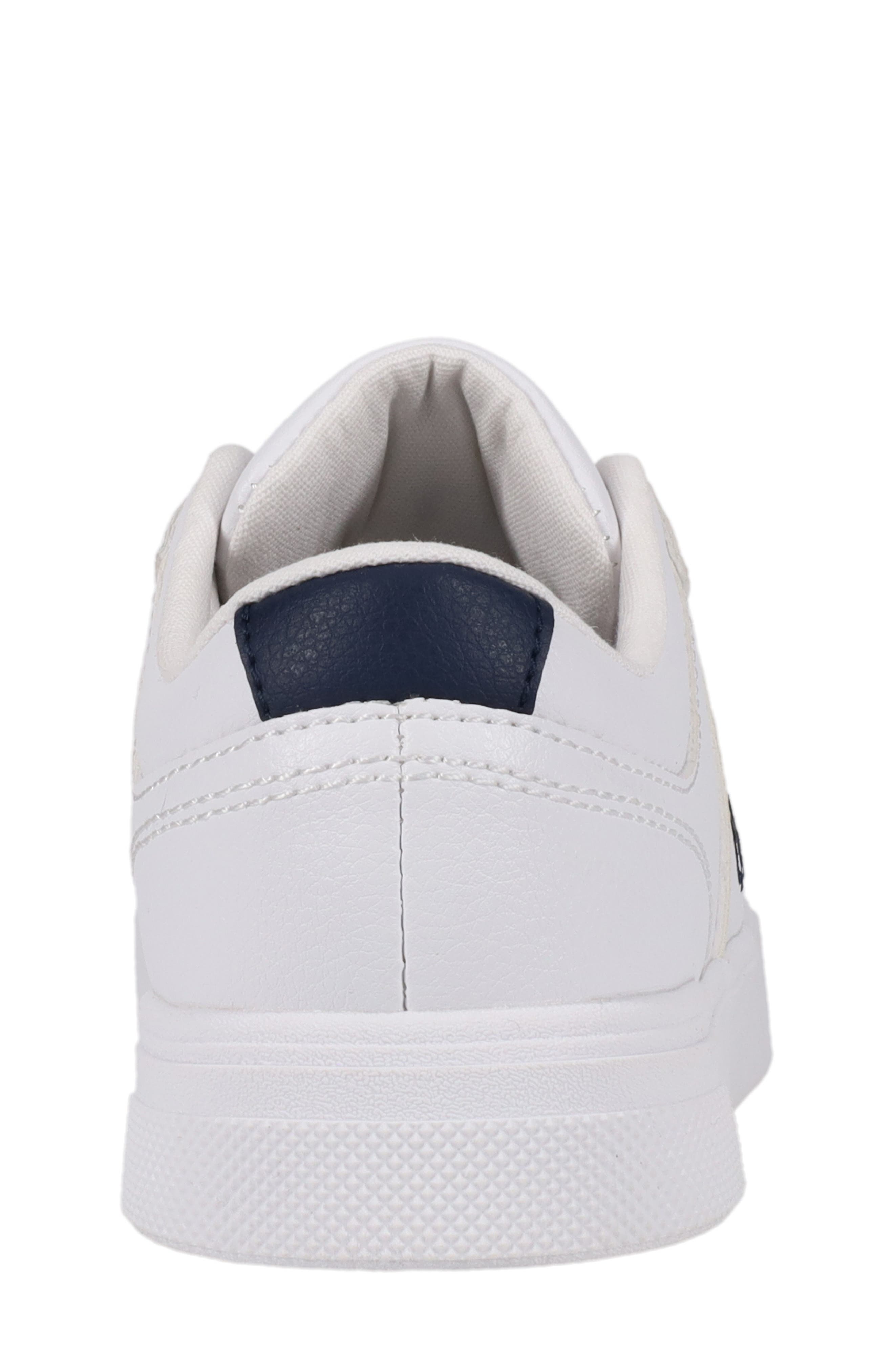 Ralph Lauren Kids' Telly Sneaker, Alternate, color, White/Navy