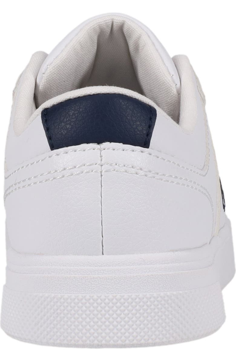 Ralph Lauren Kids' Telly Sneaker, Alternate, color, White/Navy