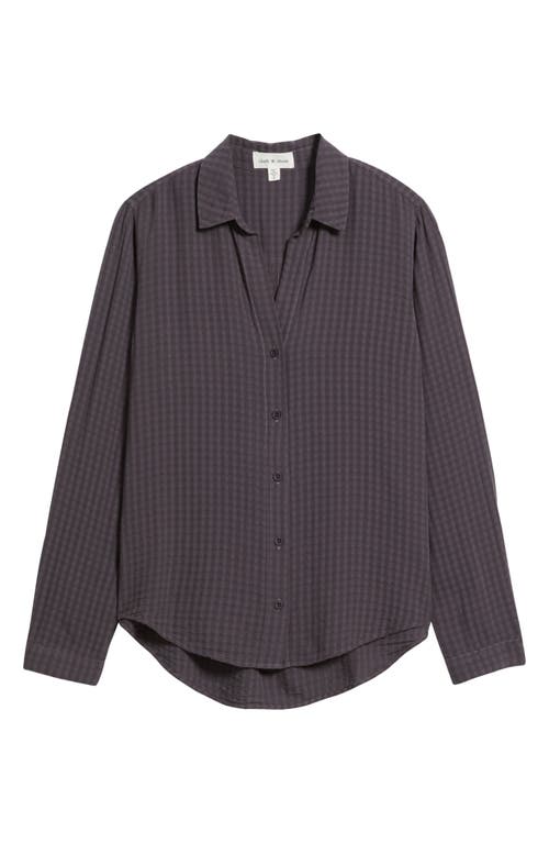 Cloth & Stone Classic Button-up Shirt In Blue