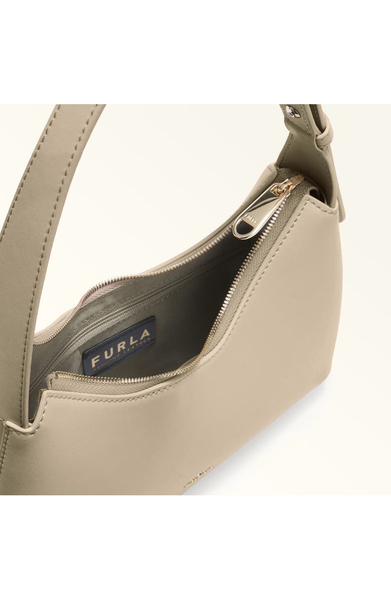 Furla Febe Leather Shoulder Bag, Alternate, color, Taupe