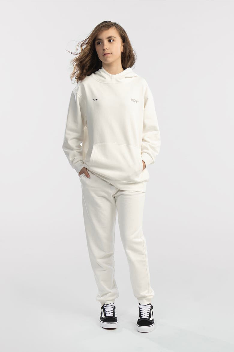 Relaxed Cotton Sweatpant, Alternate, color, Off White