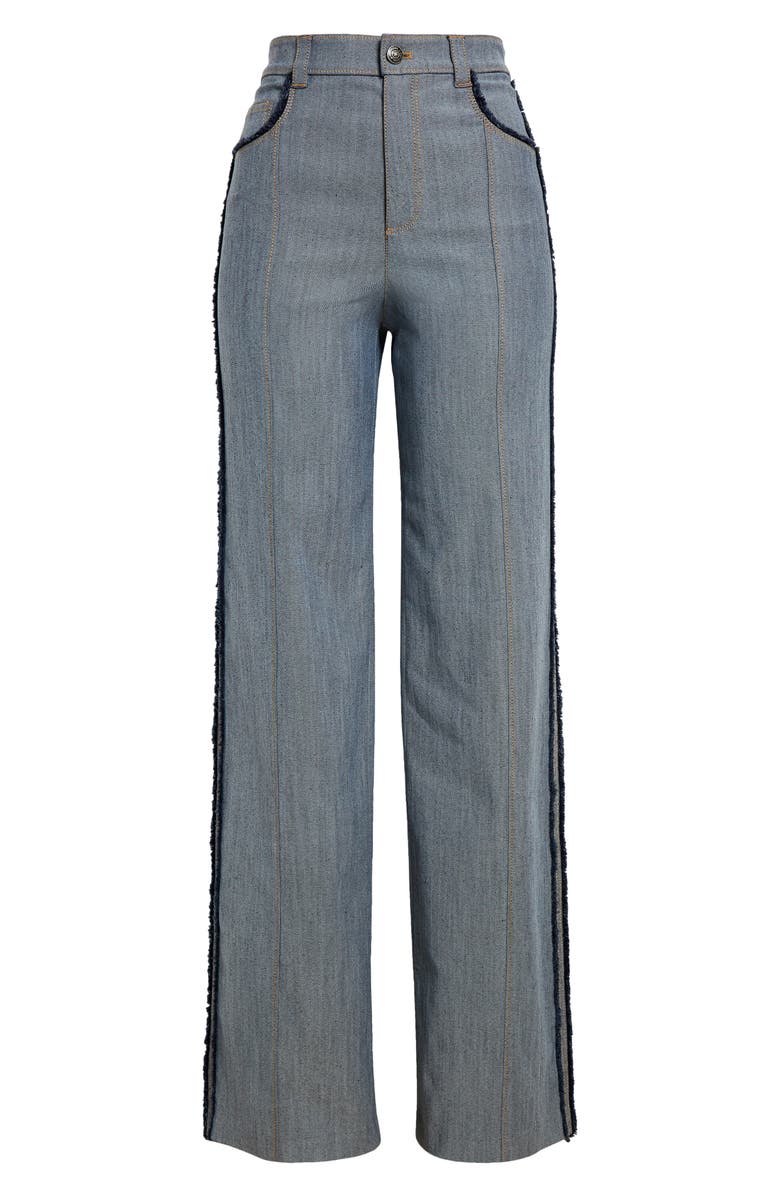 Cinq à Sept Francine Wide Leg Jeans, Alternate, color,