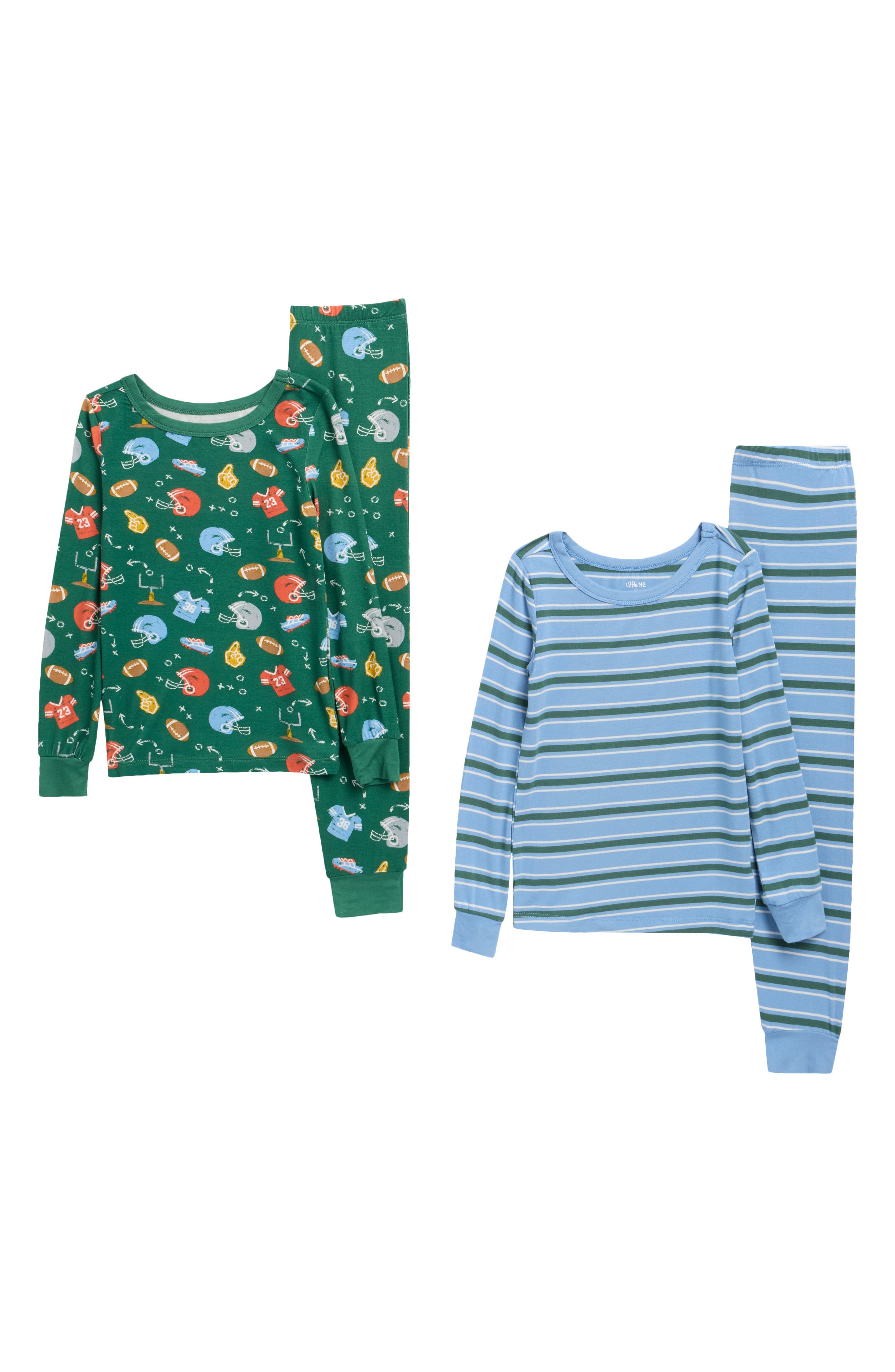 Kids' Football 4-Piece Pajama Set
